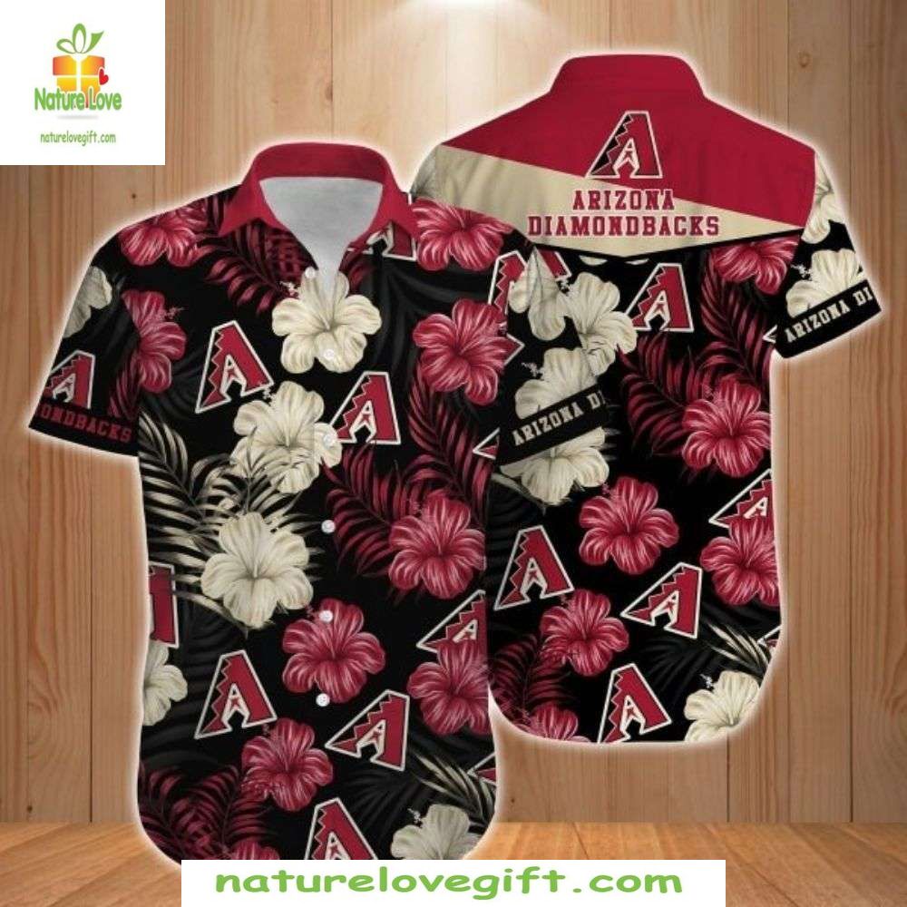MLB Diamondbacks Hawaiian Shirt Stylish Baseball Apparel Elegance