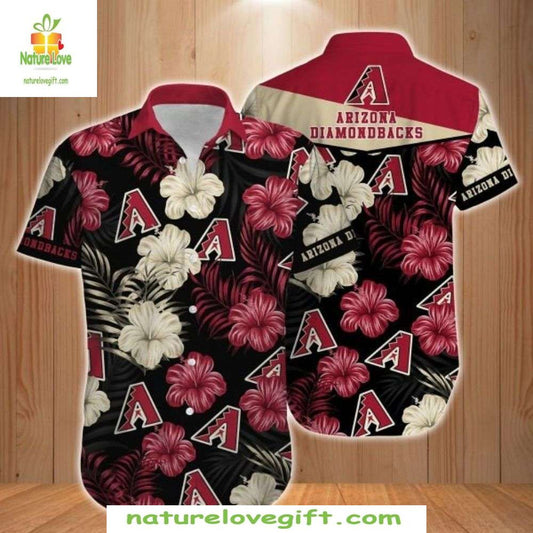 MLB Diamondbacks Hawaiian Shirt Stylish Baseball Apparel Elegance
