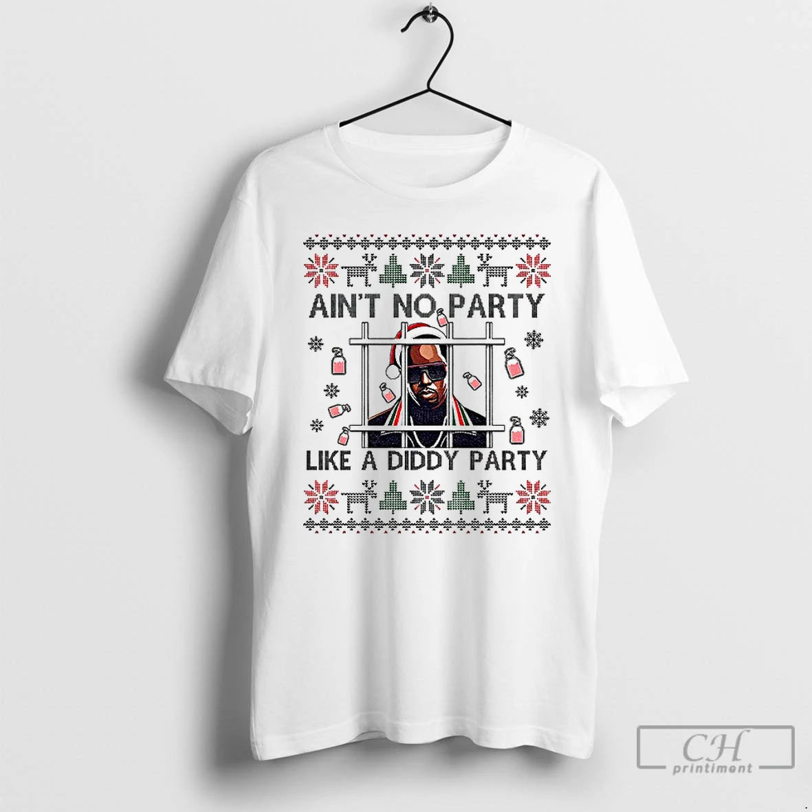 Classic Diddy Aint No Party Like A Diddy Party Merry Christmas T-Shirts, Hoodie, Sweatshirt | InkThreadWorks.com