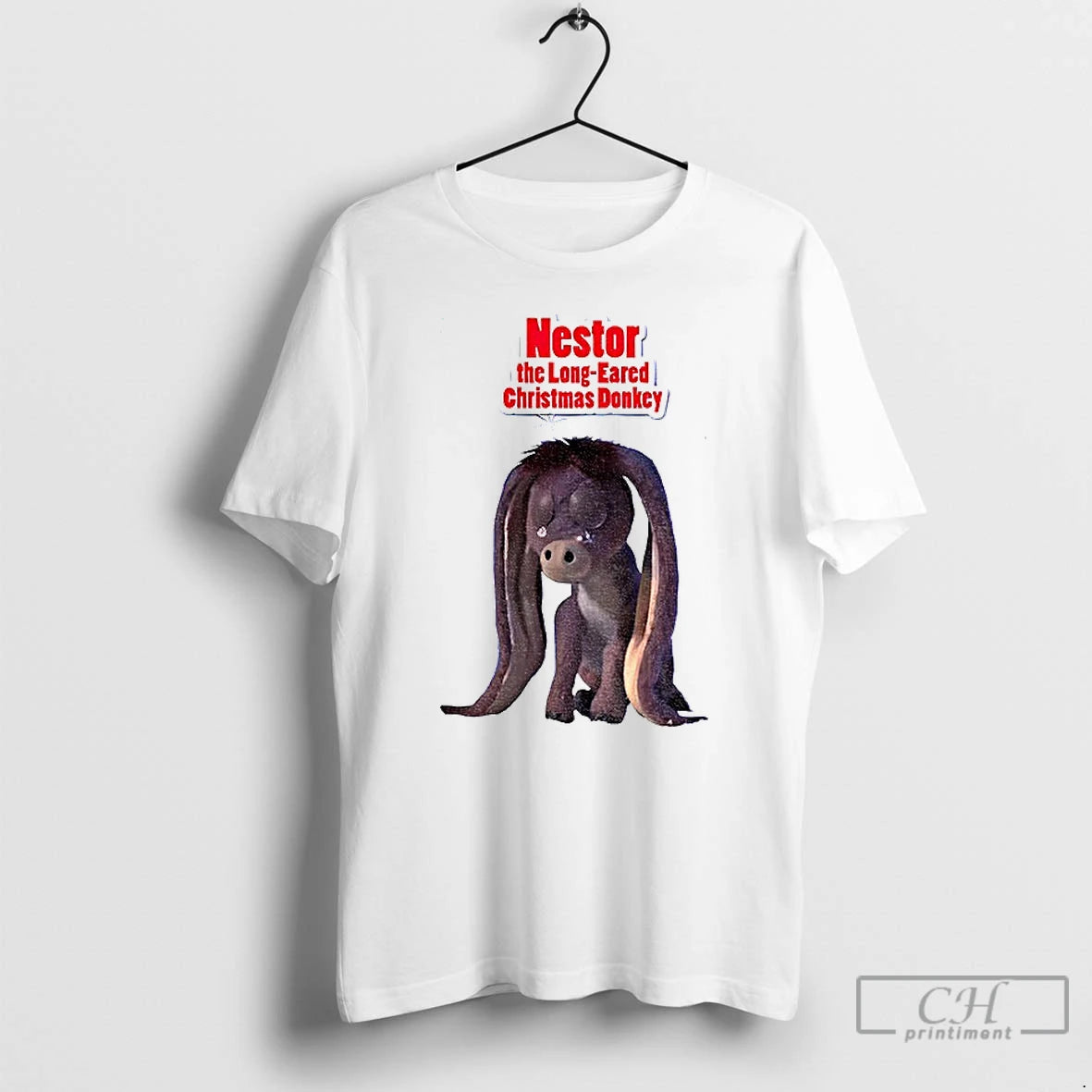 Classic Donkey Nestor The Long Eared Christmas Donkey T-Shirts, Hoodie, Sweatshirt | InkThreadWorks.com