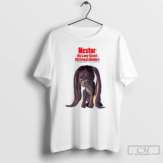 Classic Donkey Nestor The Long Eared Christmas Donkey T-Shirts, Hoodie, Sweatshirt | InkThreadWorks.com