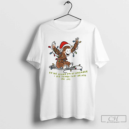 Classic Donkey Santa On The Second Day Of December I Did Things That Bring Me T-Shirts, Hoodie, Sweatshirt