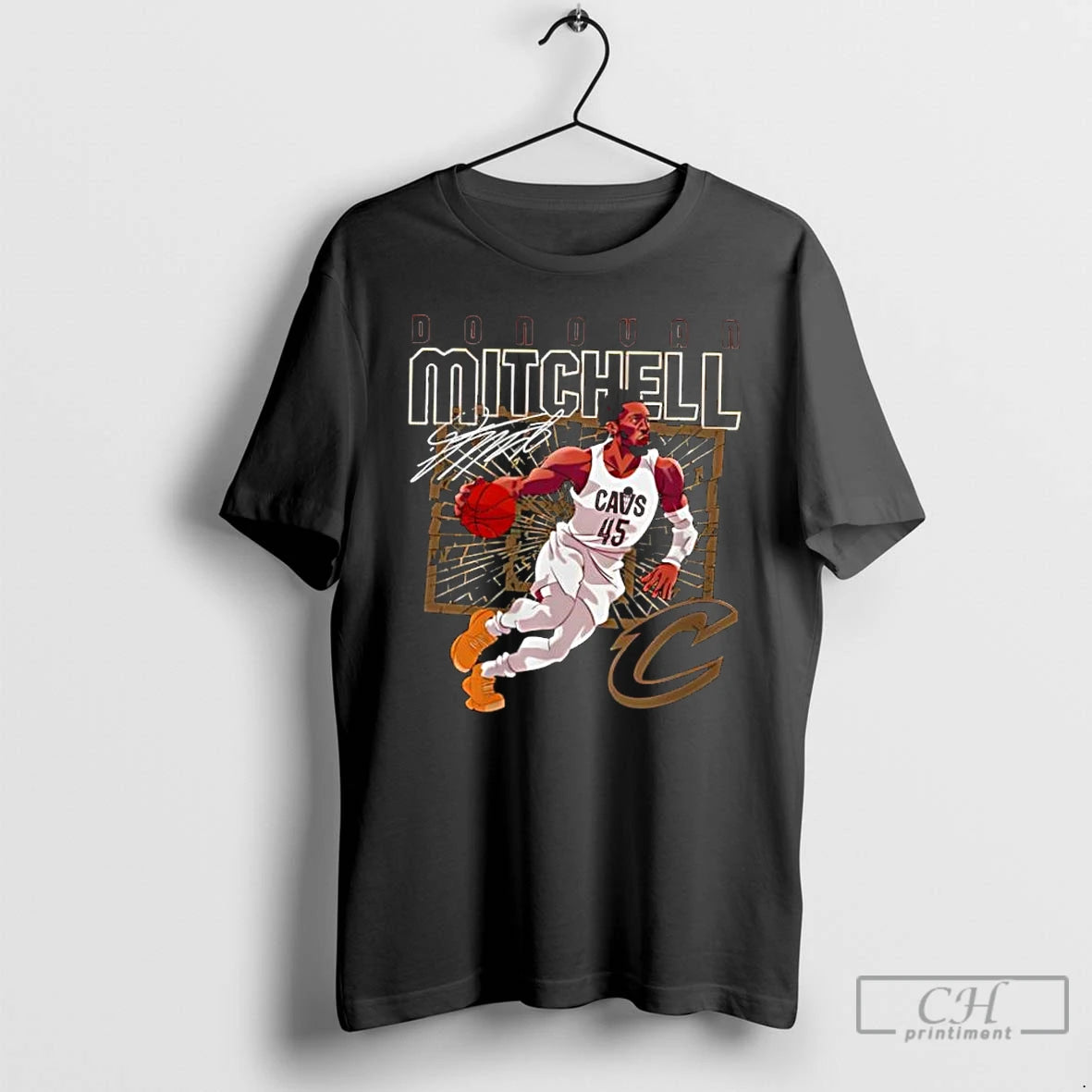 Classic Donovan Mitchell Cleveland Cavaliers Shattered Signature T-Shirts, Hoodie, Sweatshirt | InkThreadWorks.com