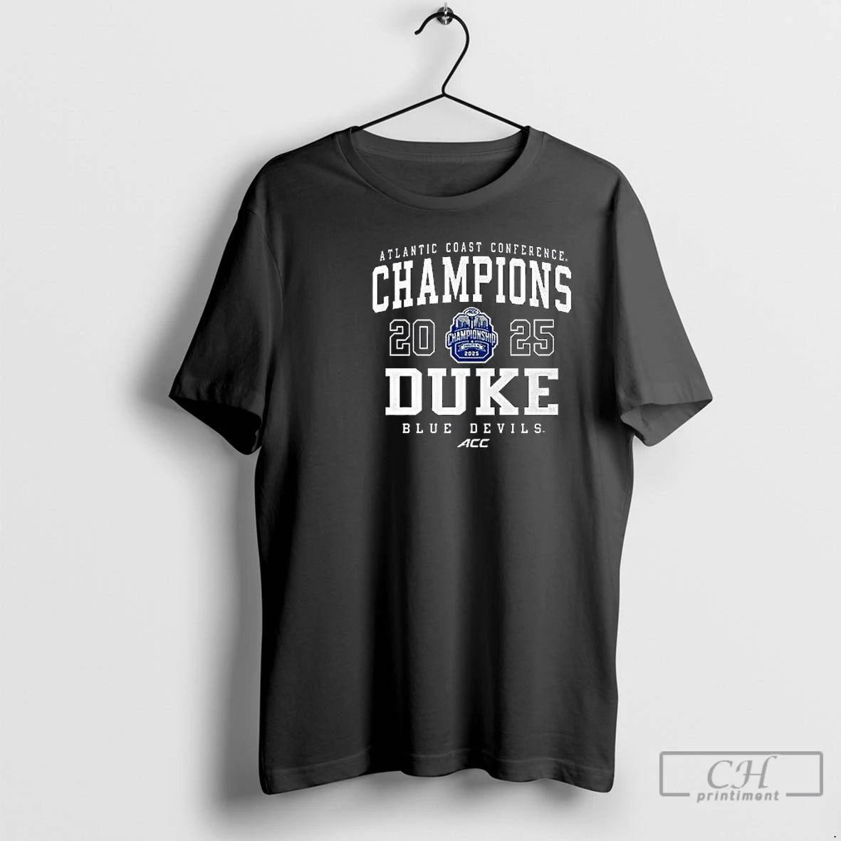 Classic Duke 2025 Acc Football Champs Circle Black T-Shirts, Hoodie, Sweatshirt | InkThreadWorks.com
