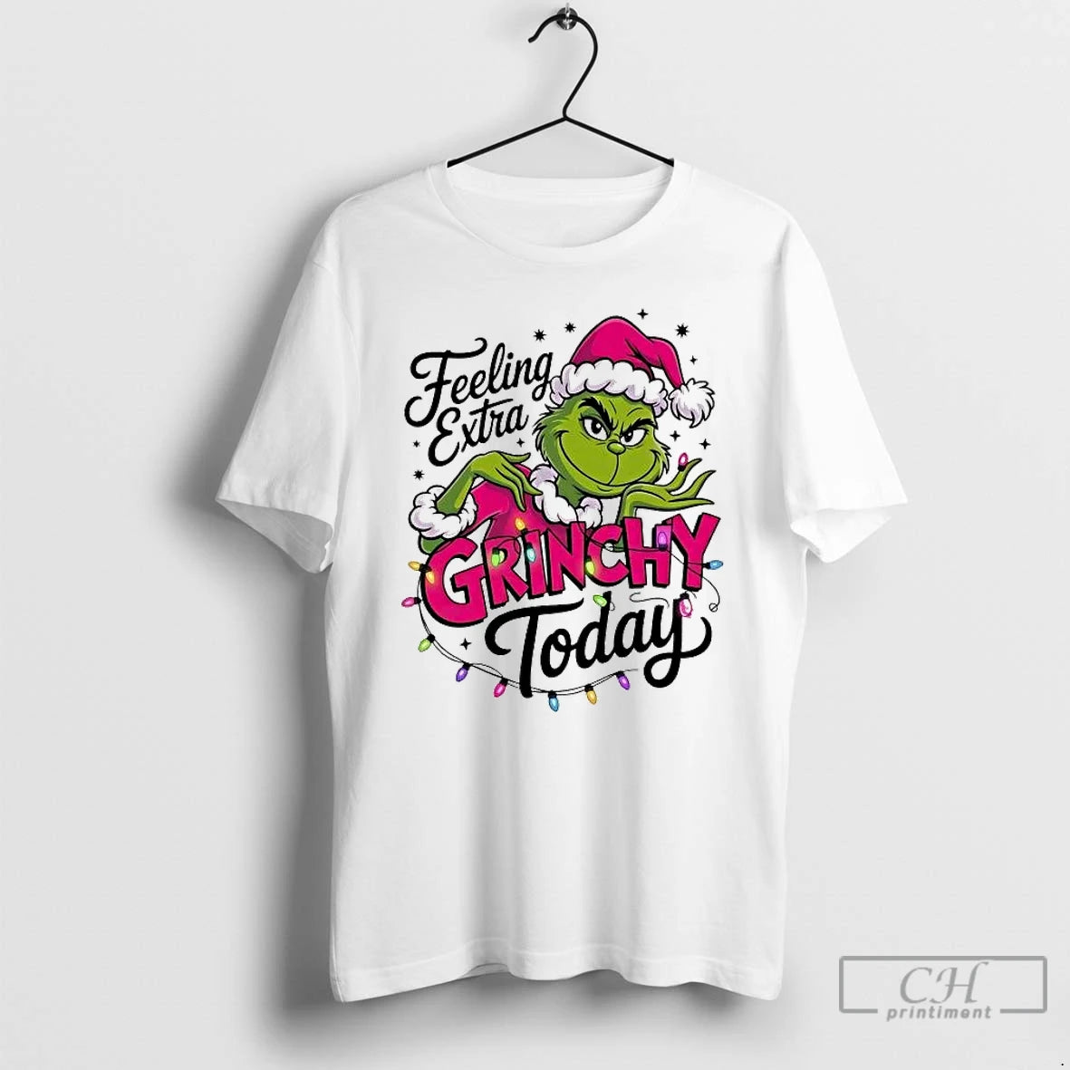 Classic Feeling Extra Grinch Today Christmas T-Shirts, Hoodie, Sweatshirt | InkThreadWorks.com