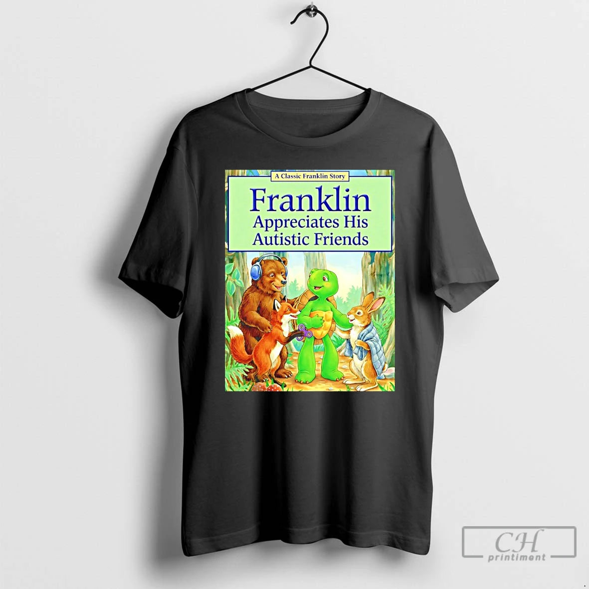 Classic Franklin Appreciates His Autistic Friends T-Shirts, Hoodie, Sweatshirt | InkThreadWorks.com