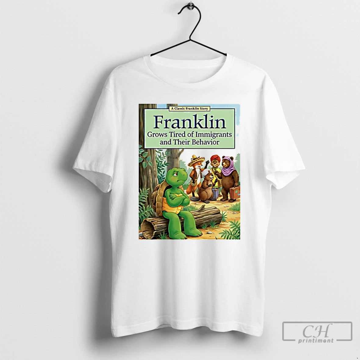Classic Franklin Grows Tired Of Immigrants And Their Behavior T-Shirts, Hoodie, Sweatshirt | InkThreadWorks.com