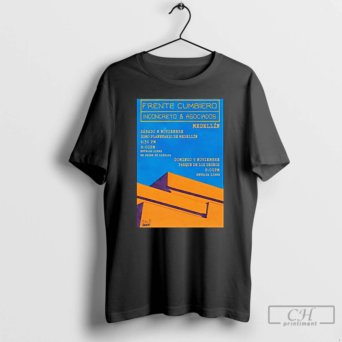 Classic Frente Cumbiero Nov 9 2025 Entrada Libre T-Shirts, Hoodie, Sweatshirt | InkThreadWorks.com