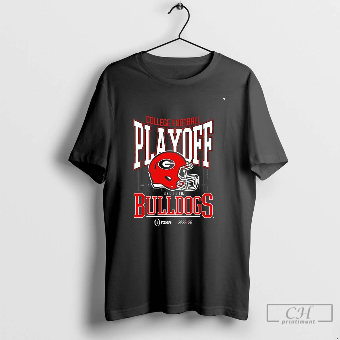 Classic Georgia Bulldogs 2025 26 College Football Playoff Cfp Helmet Chriast T-Shirts, Hoodie, Sweatshirt