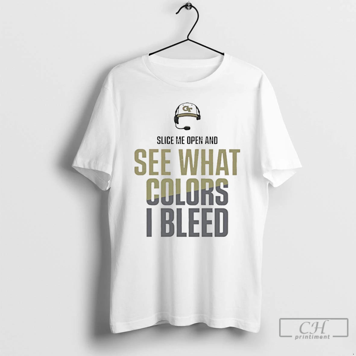 Classic Georgia Tech Slice Me Open And See What Colors I Bleed T Shirts Sweater Hoodie, Sweatshirt | InkThreadWorks.com