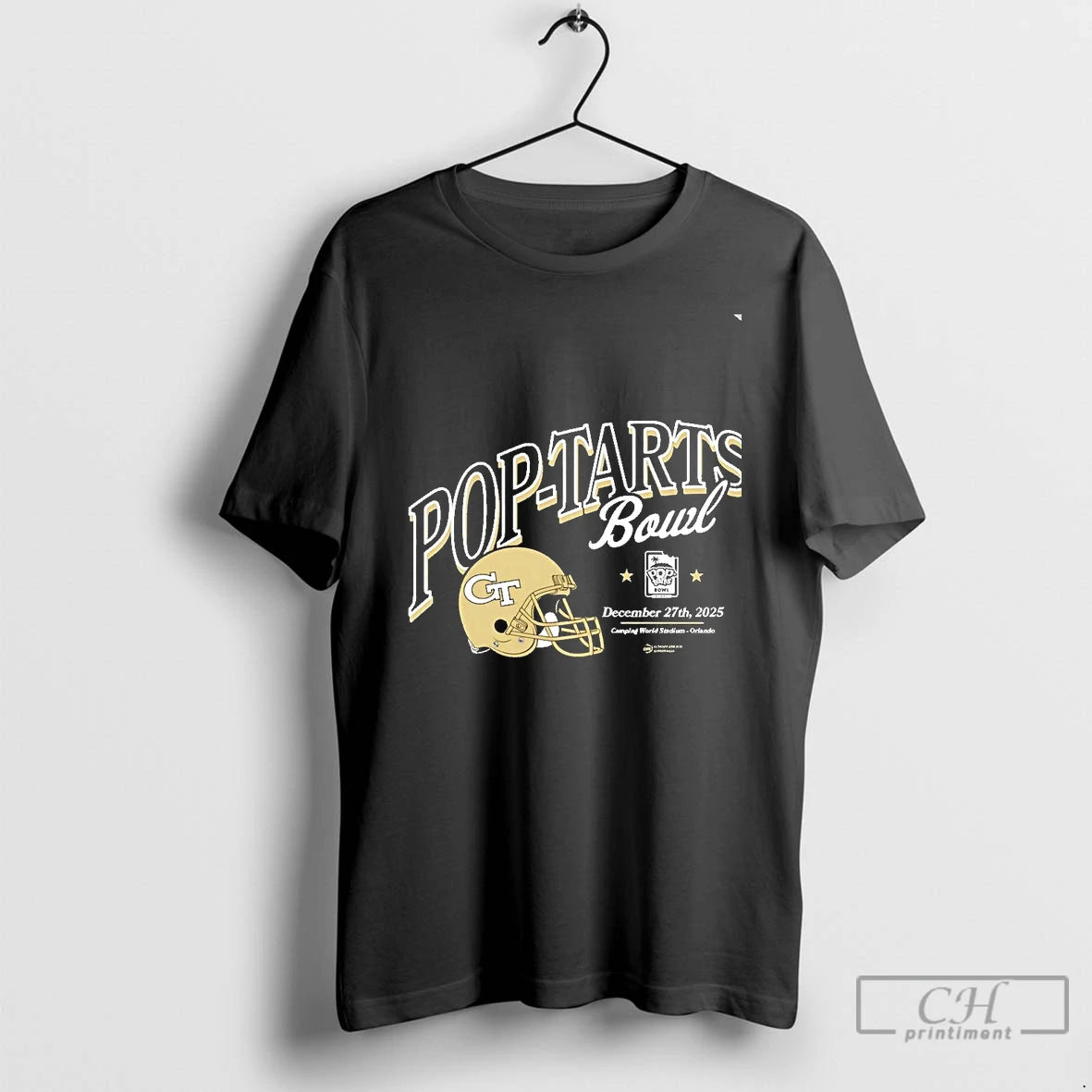 Classic Georgia Tech Yellow Jackets 2025 Pop Tarts Bowl Helmet Chriast T-Shirts, Hoodie, Sweatshirt | InkThreadWorks.com
