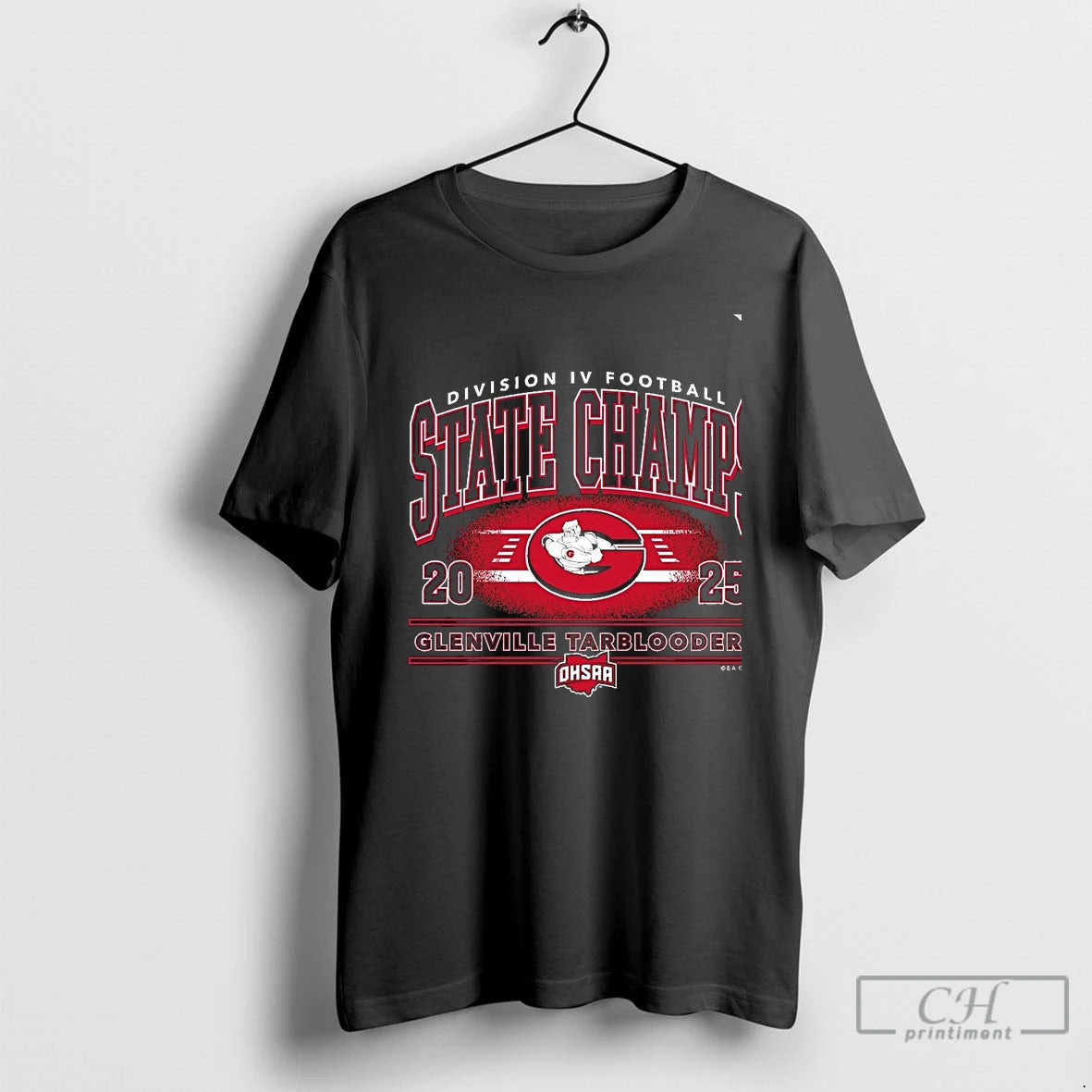Classic Glenville Tarblooders 2025 Football D4 State Champions Chriast T-Shirts, Hoodie, Sweatshirt | InkThreadWorks.com