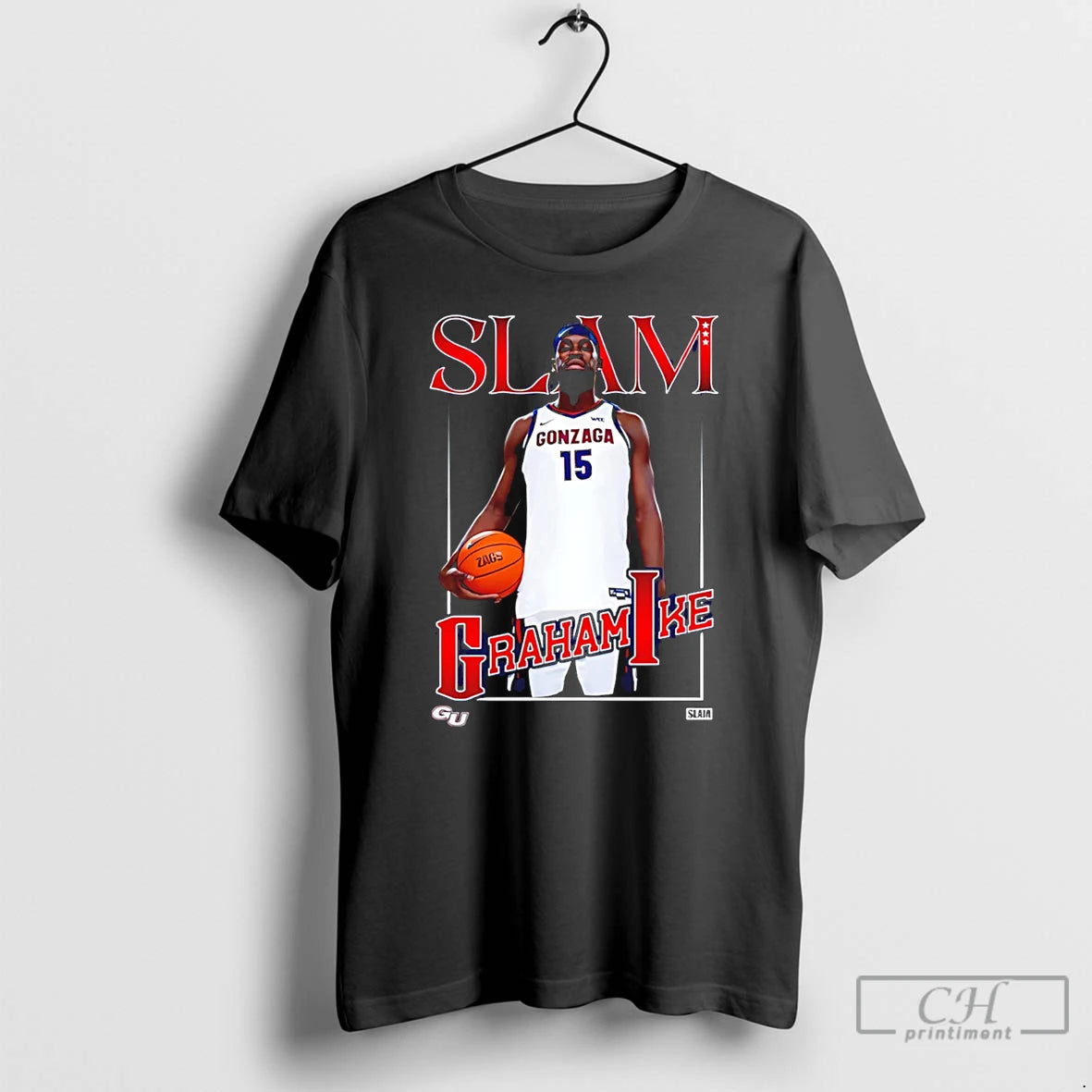 Classic Graham Ike Gonzaga Bulldogs Slam Graphic