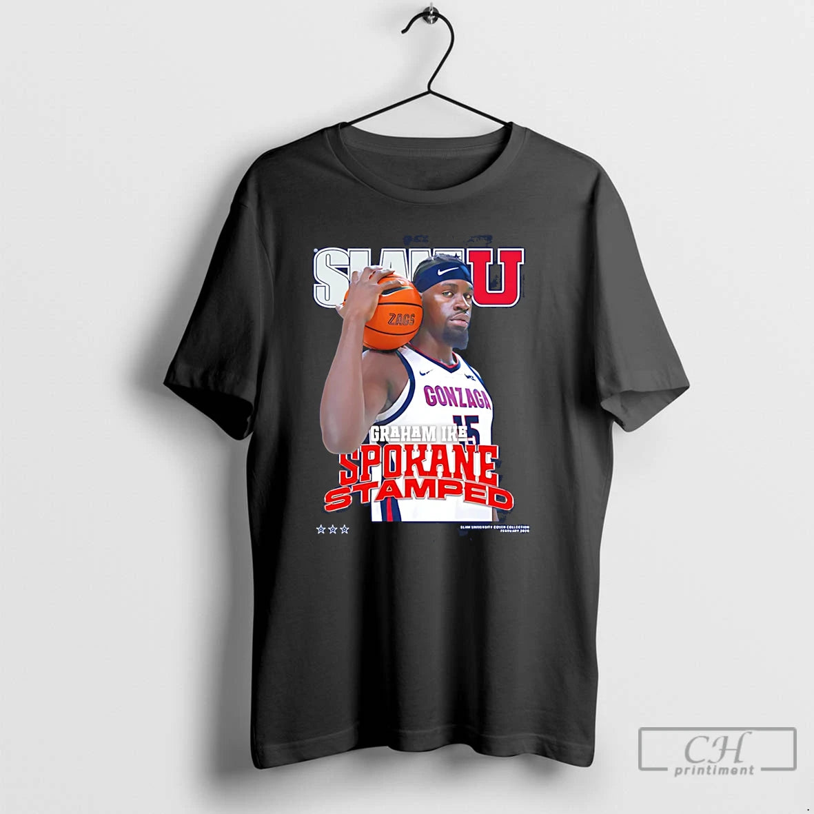 Classic Graham Ike Gonzaga Bulldogs Spokane Stamped Slamu