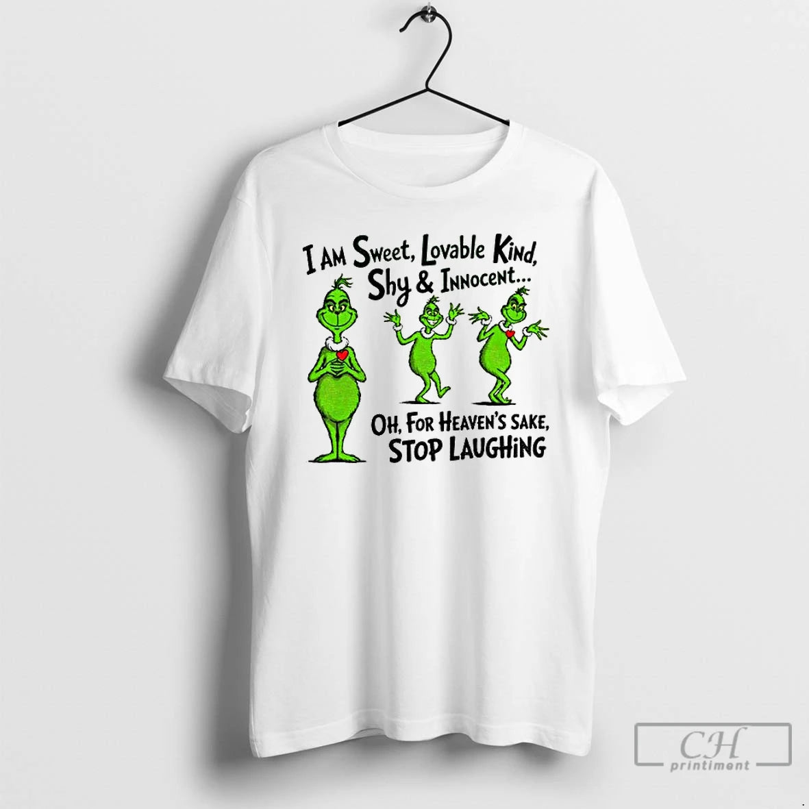 Classic Grinch I Am Sweet Lovable Kind Shy And Innocent Christmas T-Shirts, Hoodie, Sweatshirt | InkThreadWorks.com