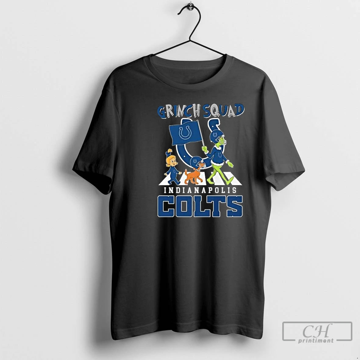 Classic Grinch Squad Abbey Road Indianapolis Colts Football Circle Black T-Shirts, Hoodie, Sweatshirt | InkThreadWorks.com