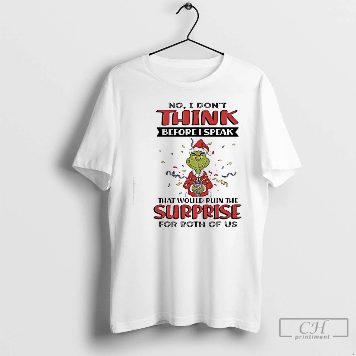 Classic Grinch No I Dont Think Before I Speak T-Shirts, Hoodie, Sweatshirt | InkThreadWorks.com