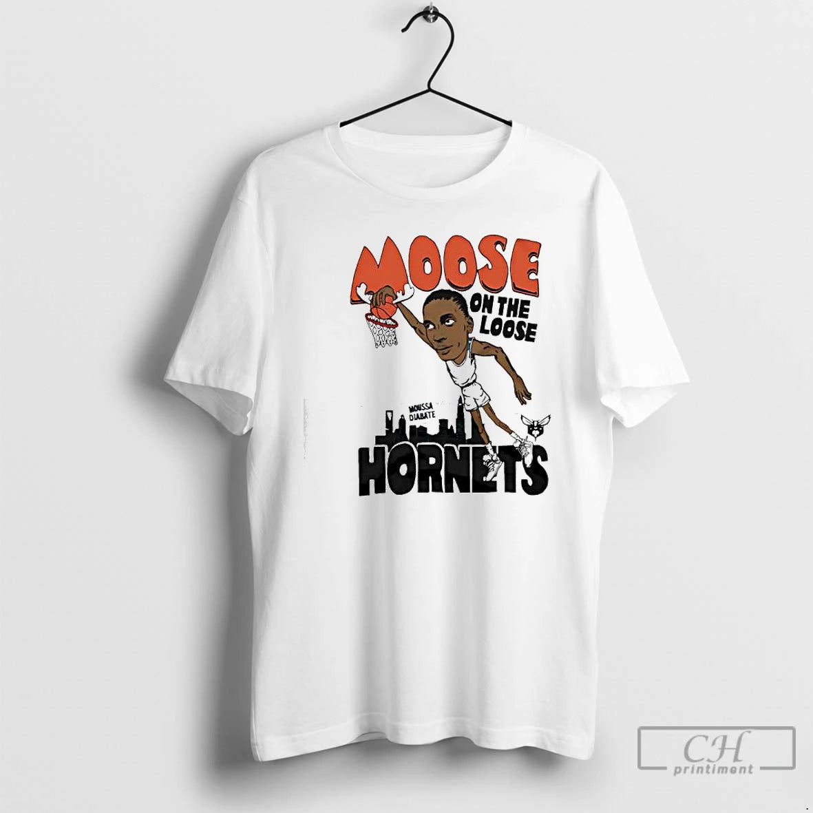 Classic Hornets Moussa Diabate Moose On The Loose Super Player T-Shirts, Hoodie, Sweatshirt | InkThreadWorks.com