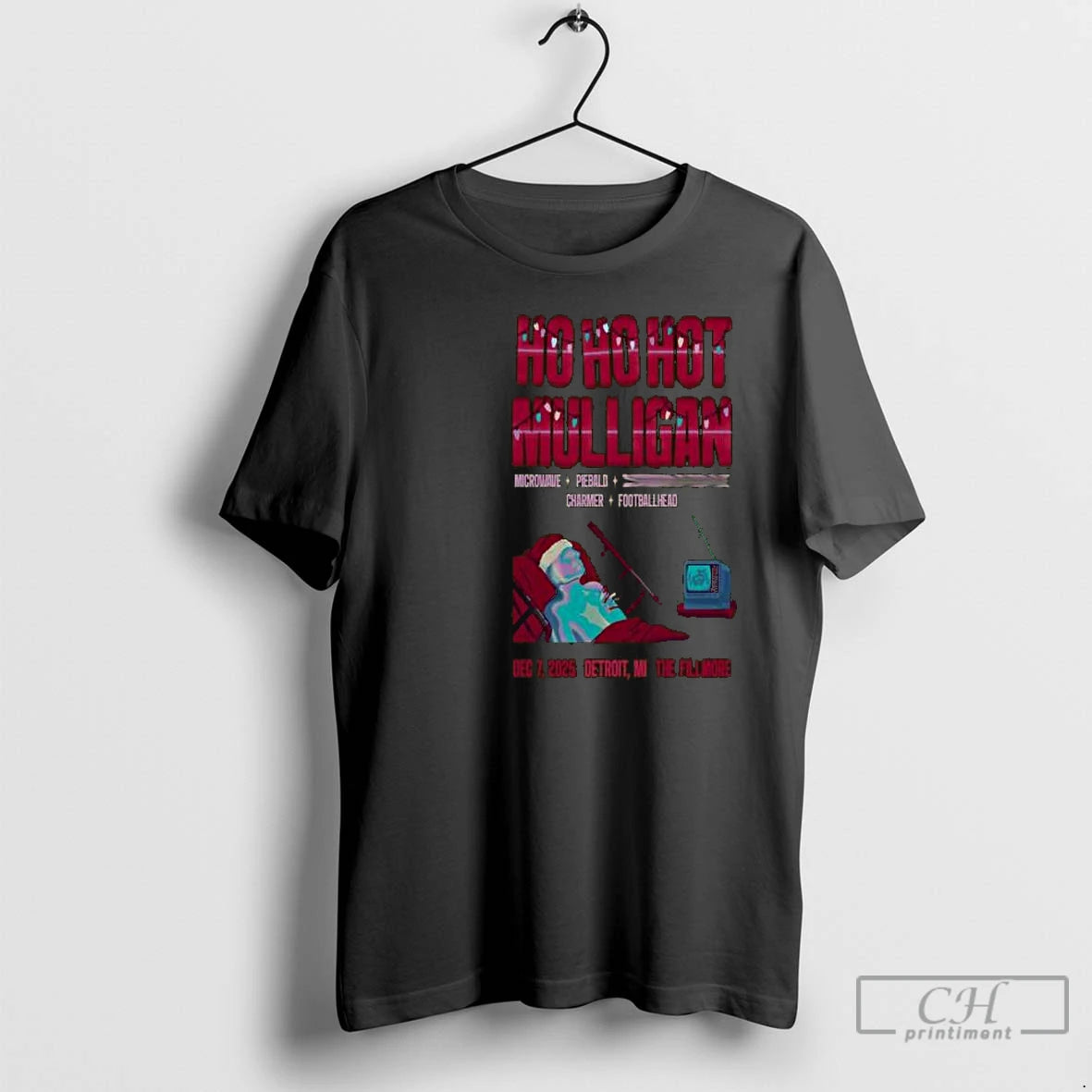 Classic Hot Mulligan The Fillmore Detroit Mi Dec 7 2025 Circle Black T Shirts Sweater Hoodie, Sweatshirt | InkThreadWorks.com
