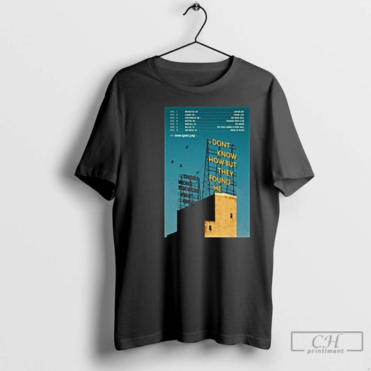 Classic I Dont Know How But They Found Me April Tour 2026 Circle Black T-Shirts, Hoodie, Sweatshirt | InkThreadWorks.com