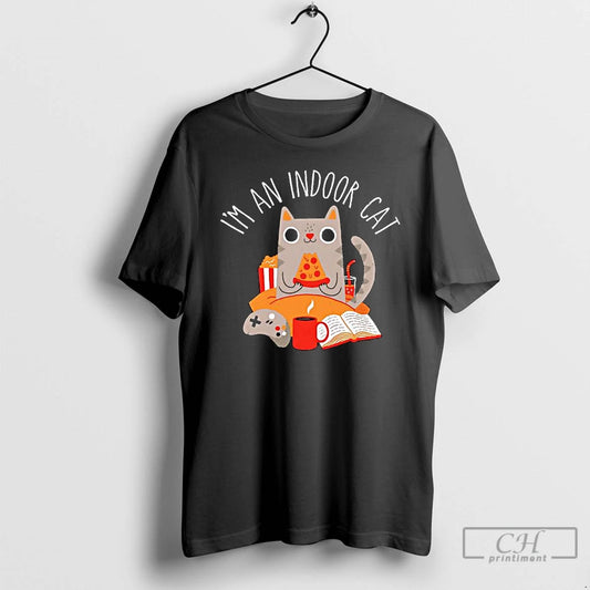 Classic Im An Indoor Cat Graphic T-Shirts, Hoodie, Sweatshirt | InkThreadWorks.com