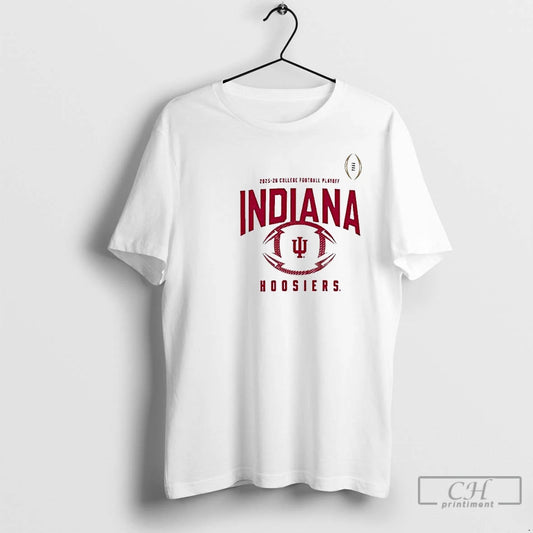 Classic Indiana College Football Playoff 2025 2026 Bound Circle White T-Shirts, Hoodie, Sweatshirt | InkThreadWorks.com