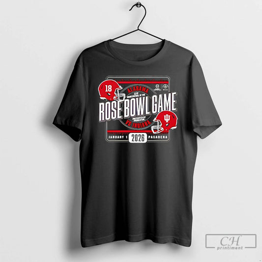 Classic Indiana Football 2026 Rose Bowl Game Head To Head T-Shirts, Hoodie, Sweatshirt | InkThreadWorks.com
