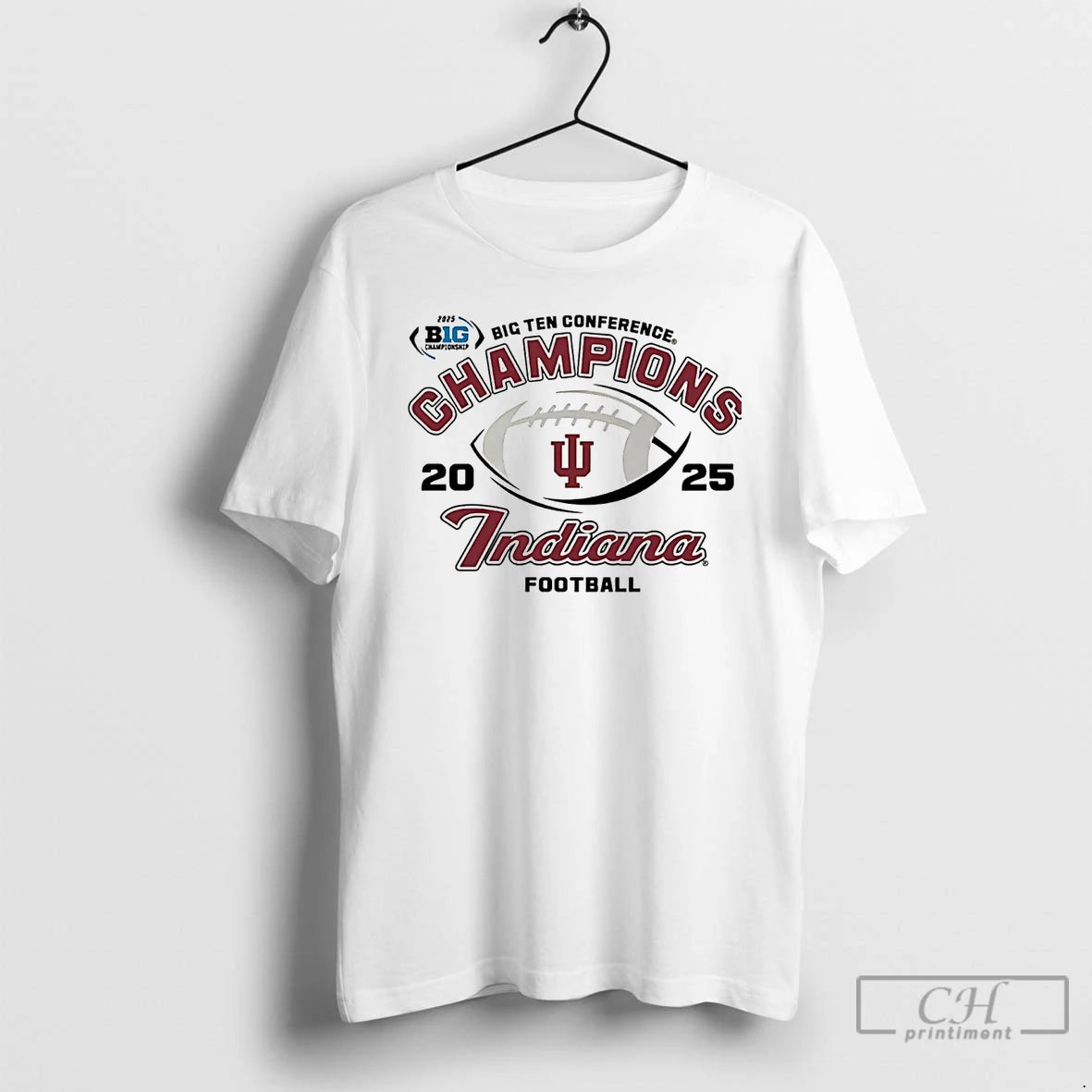 Classic Indiana Football 2025 Big Ten Football Champions T-Shirts, Hoodie, Sweatshirt | InkThreadWorks.com