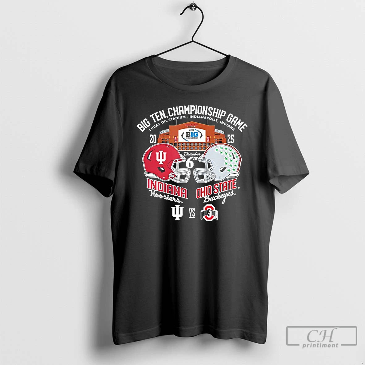 Classic Indiana Vs Ohio State Big Ten Championship 2025 Football T-Shirts, Hoodie, Sweatshirt | InkThreadWorks.com