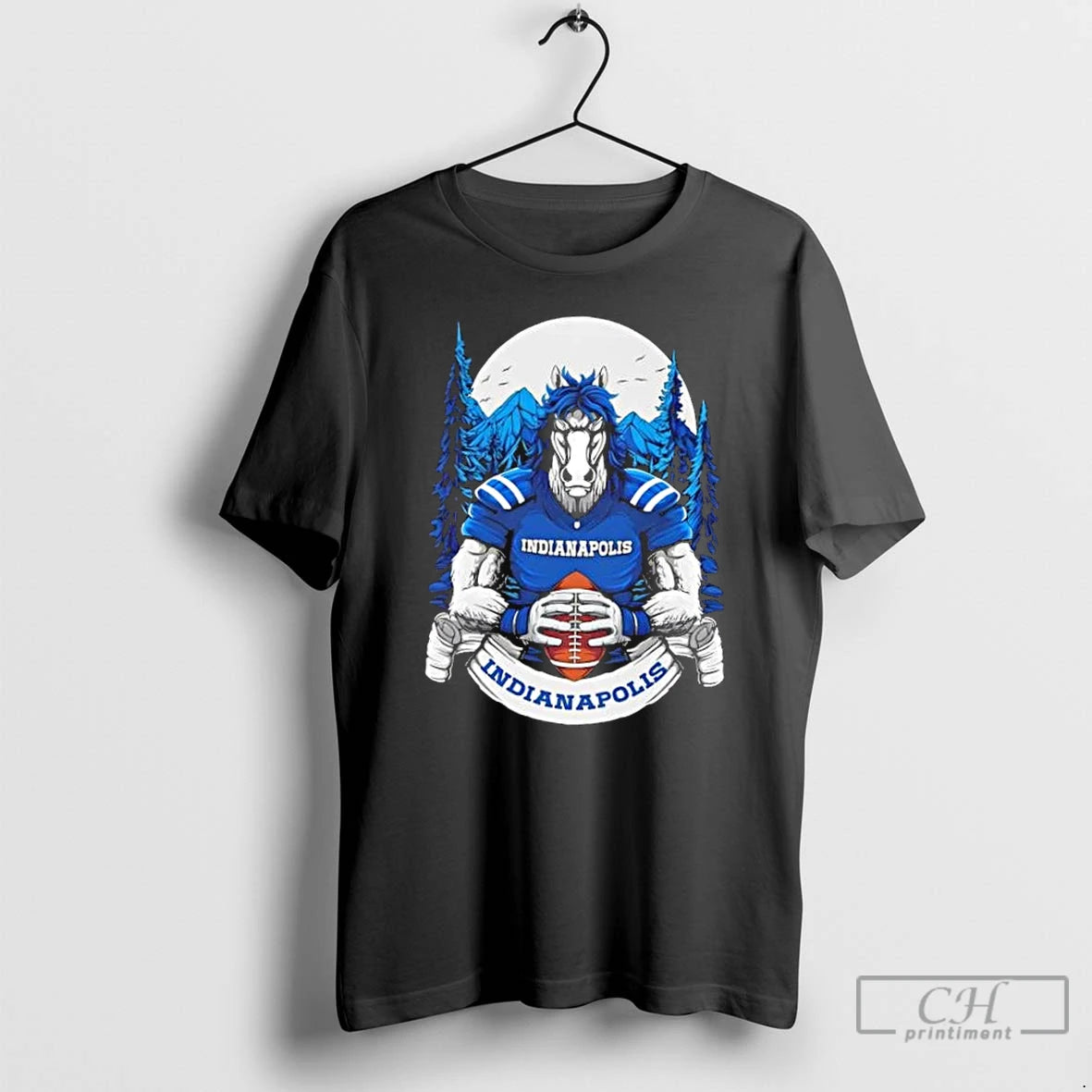 Classic Indianapolis Colts Football Mascot Hug The Ball T-Shirts, Hoodie, Sweatshirt | InkThreadWorks.com