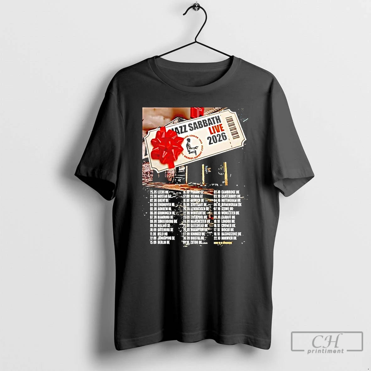 Classic Jazz Sabbath Live 2026 Uk And Europe Schedule Dates T-Shirts, Hoodie, Sweatshirt | InkThreadWorks.com