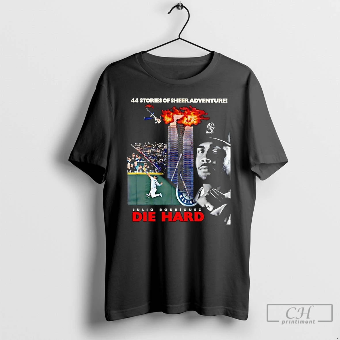 Classic Julio Rodriguez Die Hard 44 Stories Of Sheer Adventure Graphic T-Shirts, Hoodie, Sweatshirt | InkThreadWorks.com