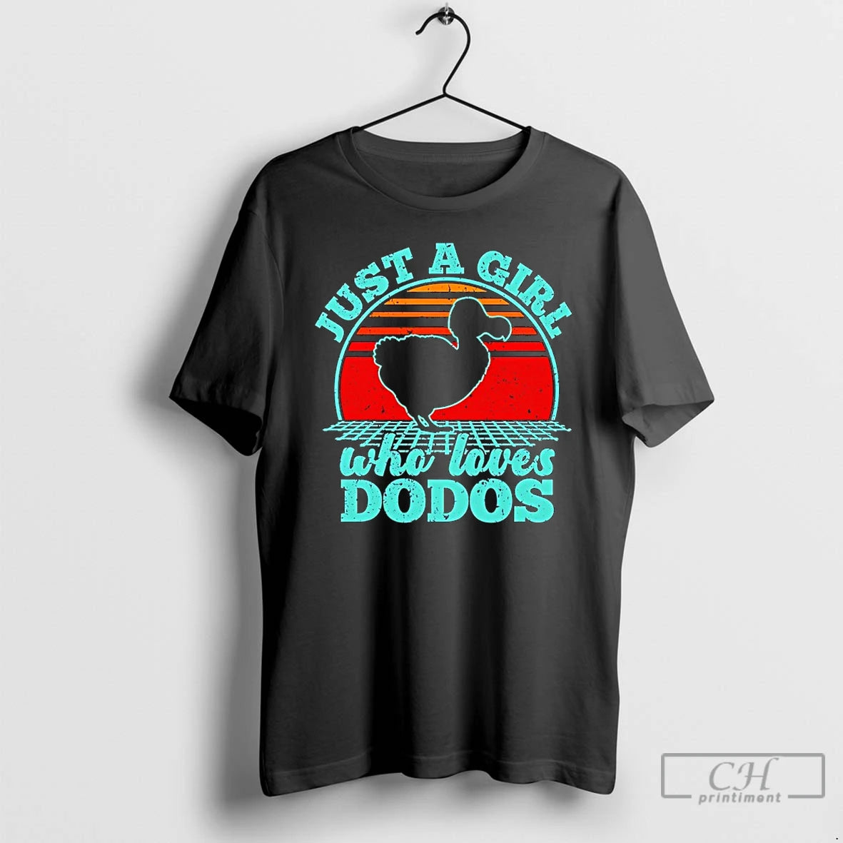 Classic Just A Girl Who Loves Dodos Sunset T-Shirts, Hoodie, Sweatshirt | InkThreadWorks.com