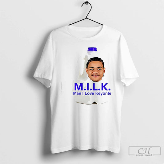 Classic Keyonte George Utah Jazz Player M I L K Man I Love Keyonte T-Shirts, Hoodie, Sweatshirt | InkThreadWorks.com