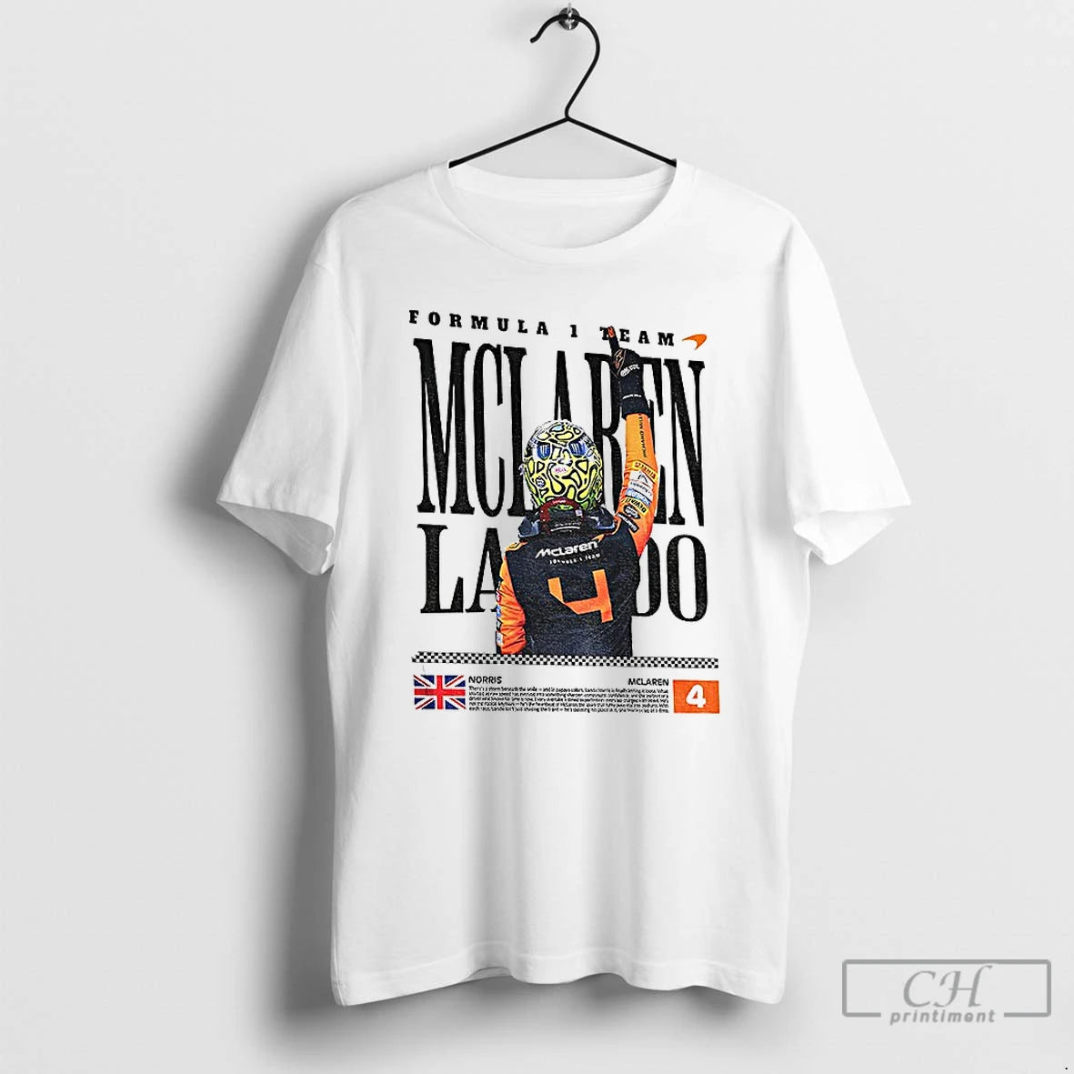 Classic Lando Mclaren F1 Racing Graphic T-Shirts, Hoodie, Sweatshirt | InkThreadWorks.com