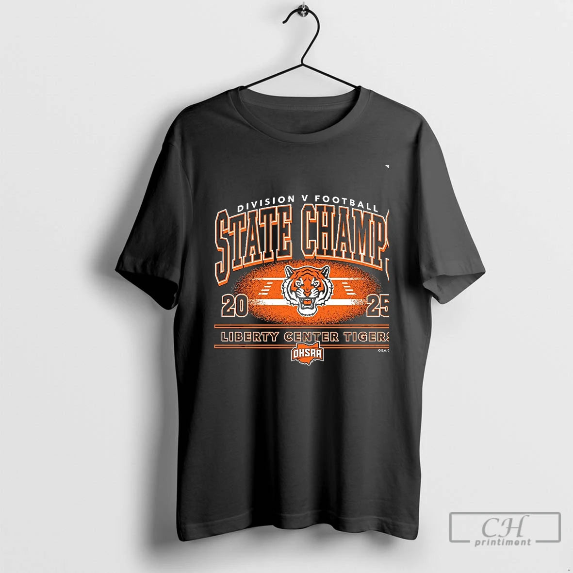 Classic Liberty Center Tigers 2025 Football D5 State Champions Chriast T-Shirts, Hoodie, Sweatshirt | InkThreadWorks.com