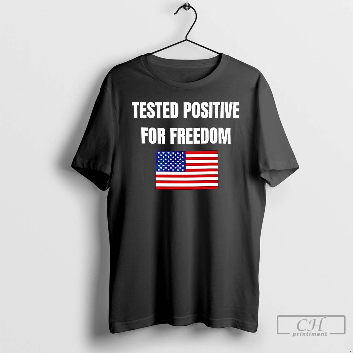 Classic Lisasmiths Tested Positive For Freedom Flag American T-Shirts, Hoodie, Sweatshirt | InkThreadWorks.com