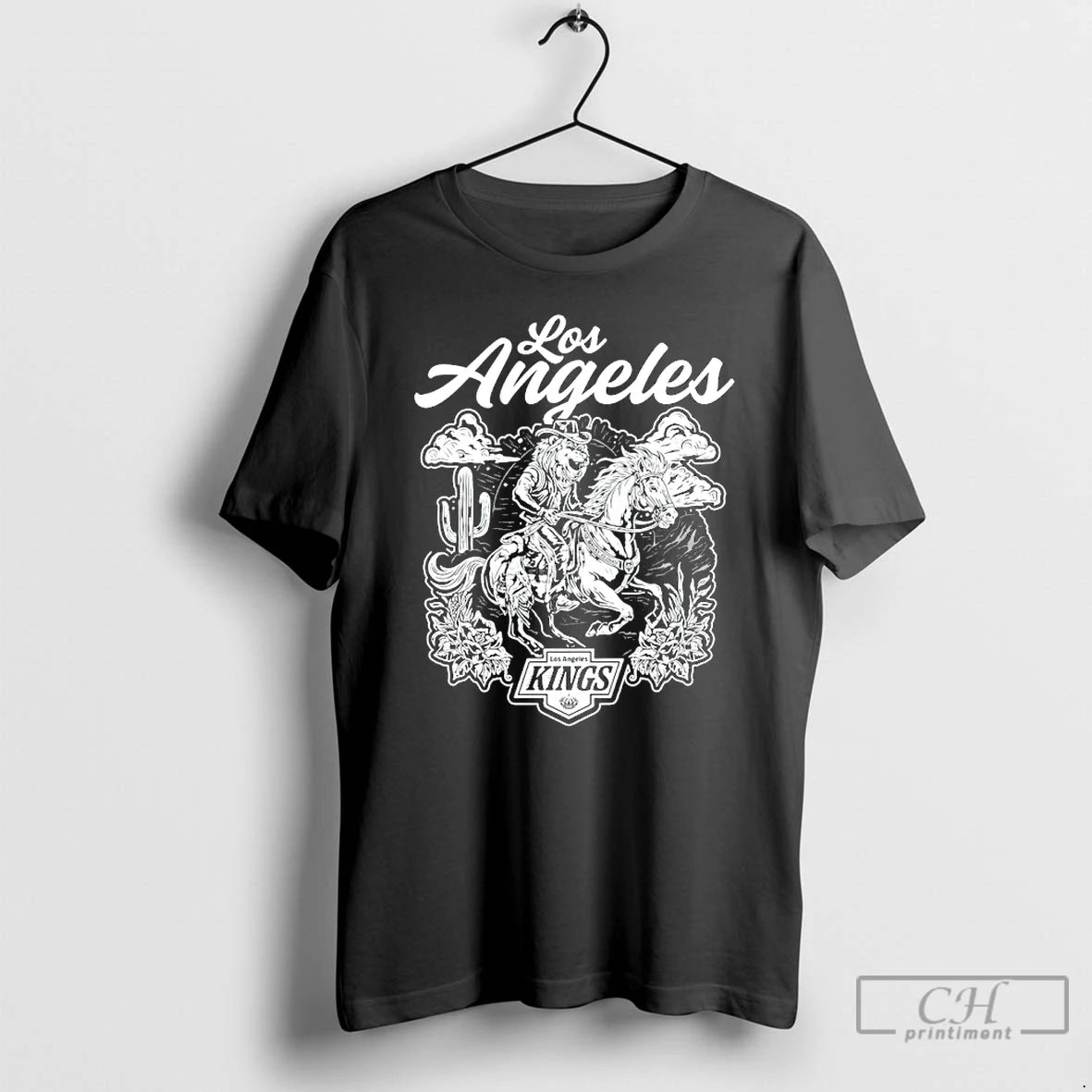 Classic Los Angeles Kings Lion Riding Horse