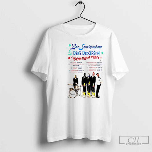 Classic Los Straitjackets Rockin Dance Party 2026 Shows T-Shirts, Hoodie, Sweatshirt | InkThreadWorks.com