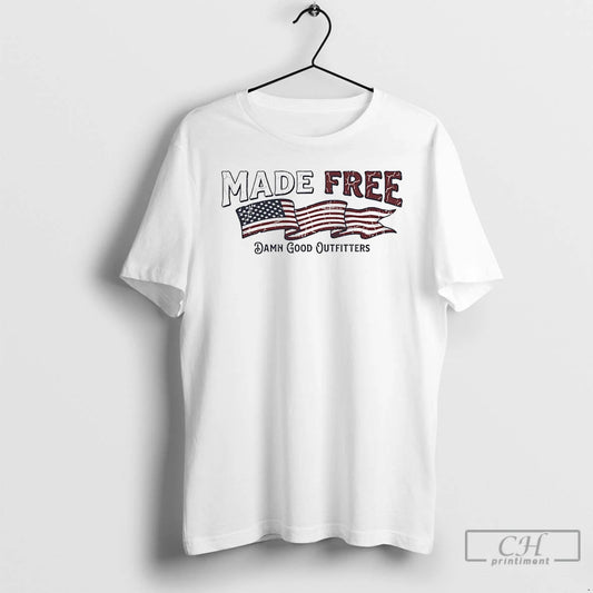 Classic Made Free Usa Flag Damn Good Outfitters