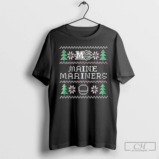 Classic Maine Mariners Merry Christmas 2025 T-Shirts, Hoodie, Sweatshirt | InkThreadWorks.com