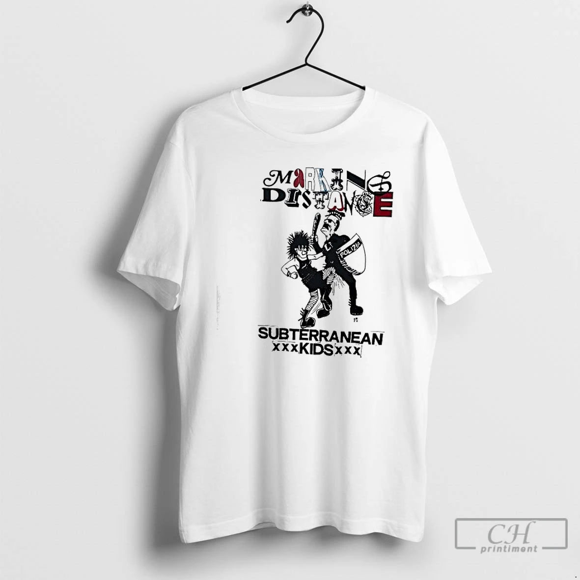 Classic Marking Distance Polizia Subterranean Kids T-Shirts, Hoodie, Sweatshirt | InkThreadWorks.com