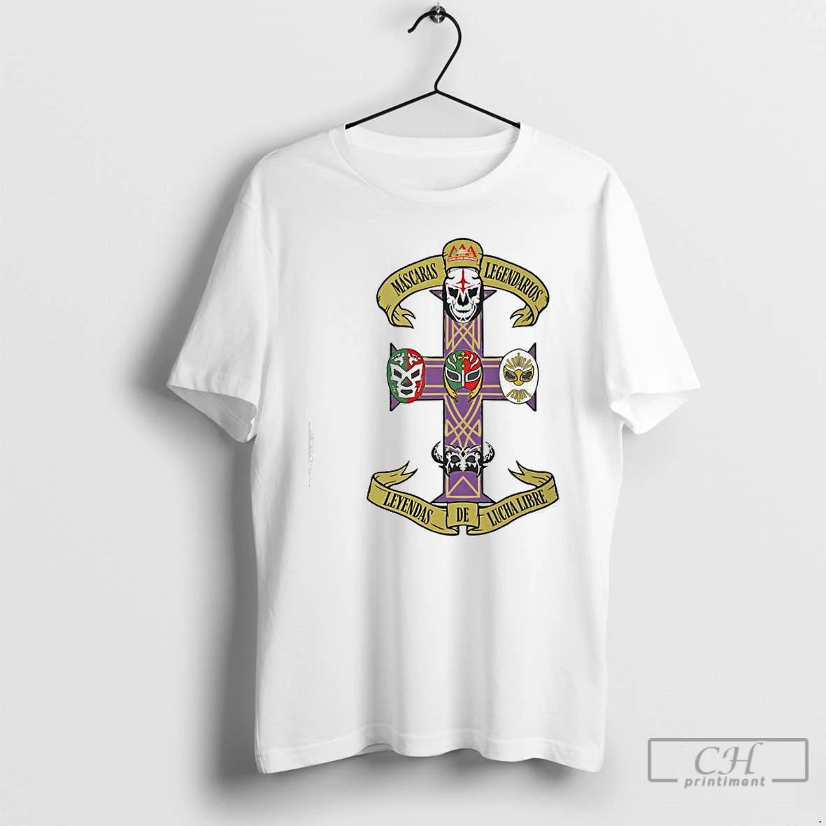 Classic Mascaras Legendarios Leyendas De Lucha Libre T-Shirts, Hoodie, Sweatshirt | InkThreadWorks.com