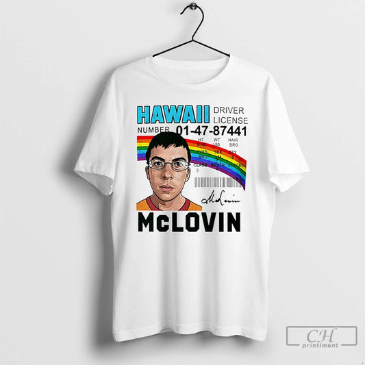 Classic Mclovin Hawaii Driver License Signature