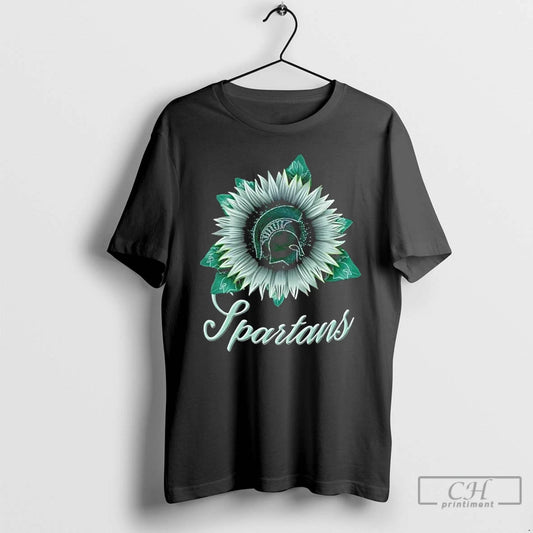 Classic Michigan State Spartans X Sunflower Graphic T-Shirts, Hoodie, Sweatshirt | InkThreadWorks.com