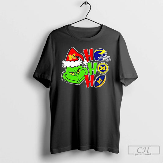 Classic Michigan Wolverines Grinch With Items T-Shirts, Hoodie, Sweatshirt | InkThreadWorks.com