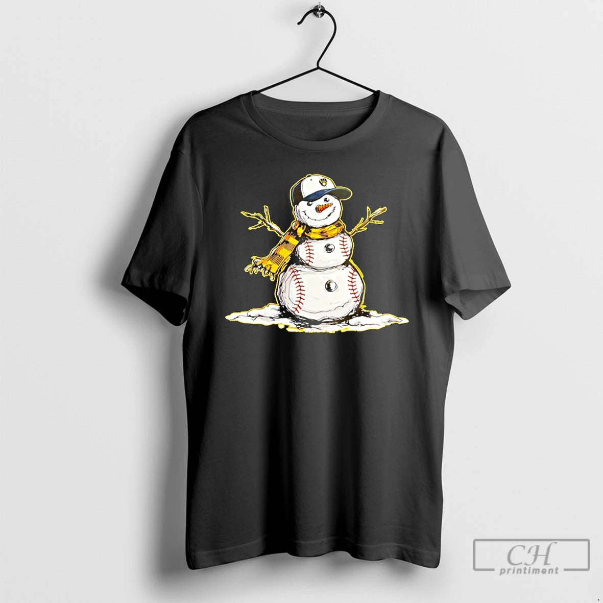 Classic Milwaukee Brewers Baseball Snowman T-Shirts, Hoodie, Sweatshirt | InkThreadWorks.com