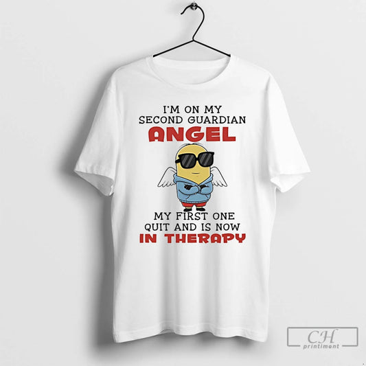 Classic Minions Im On My Second Guardian Angel My First One Quit And Is Now T-Shirts, Hoodie, Sweatshirt | InkThreadWorks.com