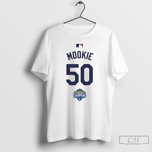 Classic Mookie 50 Back Back Champs World Champions T-Shirts, Hoodie, Sweatshirt