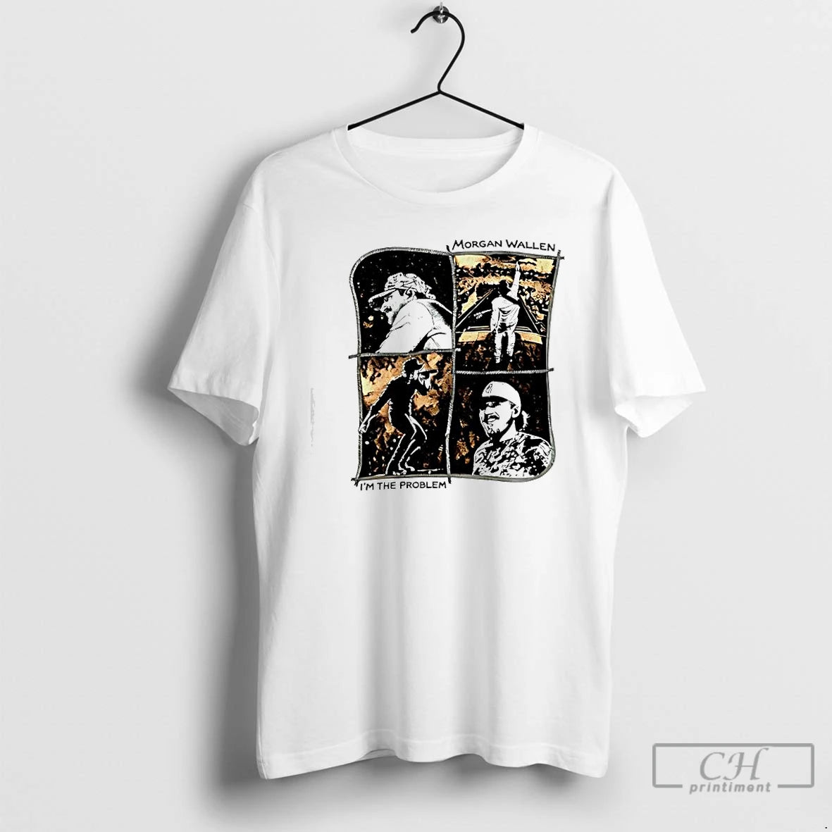 Classic Morgan Wallen Im The Problem Graphic T-Shirts, Hoodie, Sweatshirt | InkThreadWorks.com